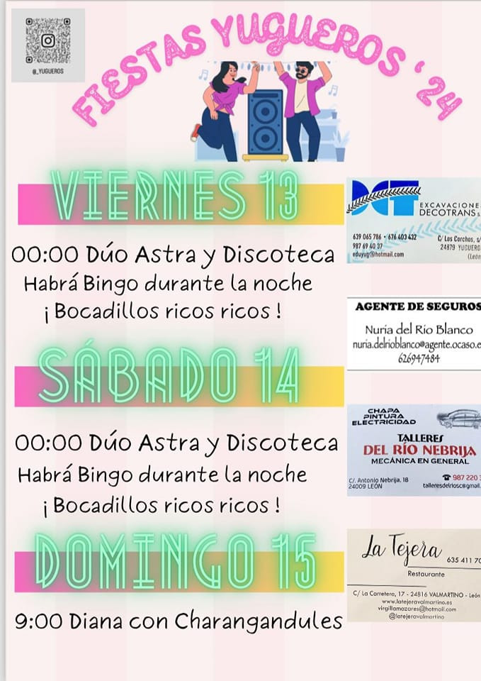 Programa fiestas yugueros 2024