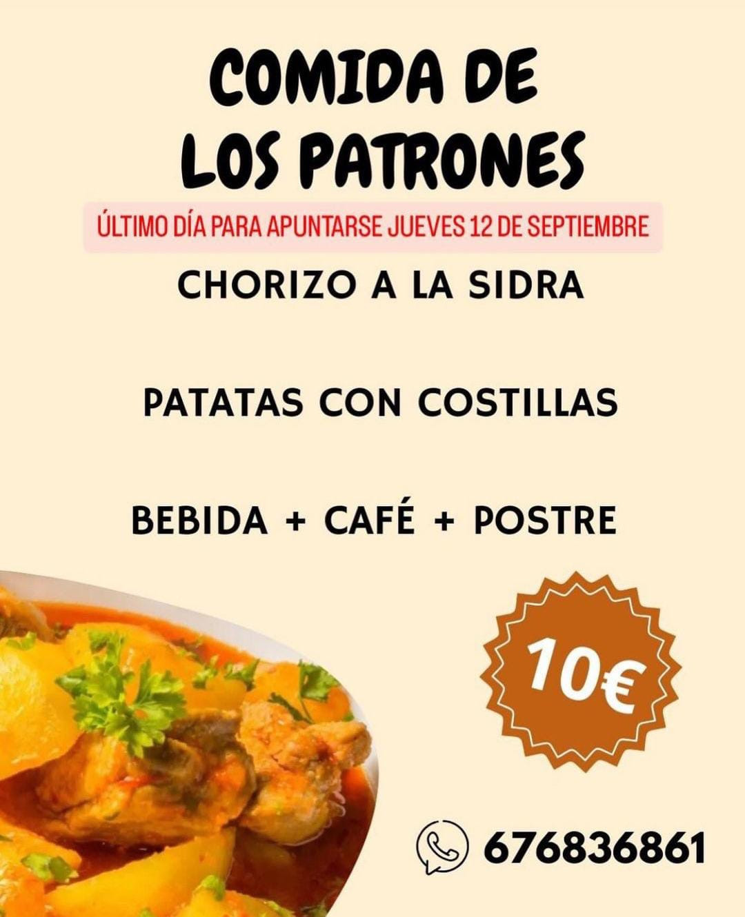 Comida los patrones 2024