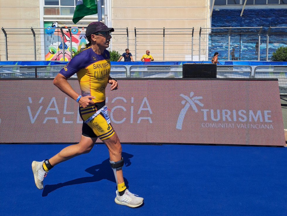 San martin campeonato de España de Triatlon Paralimpico