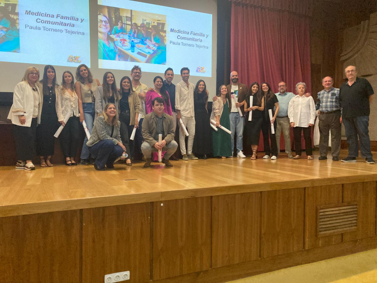 Despedida a los residentes del Area de Salud de Leon