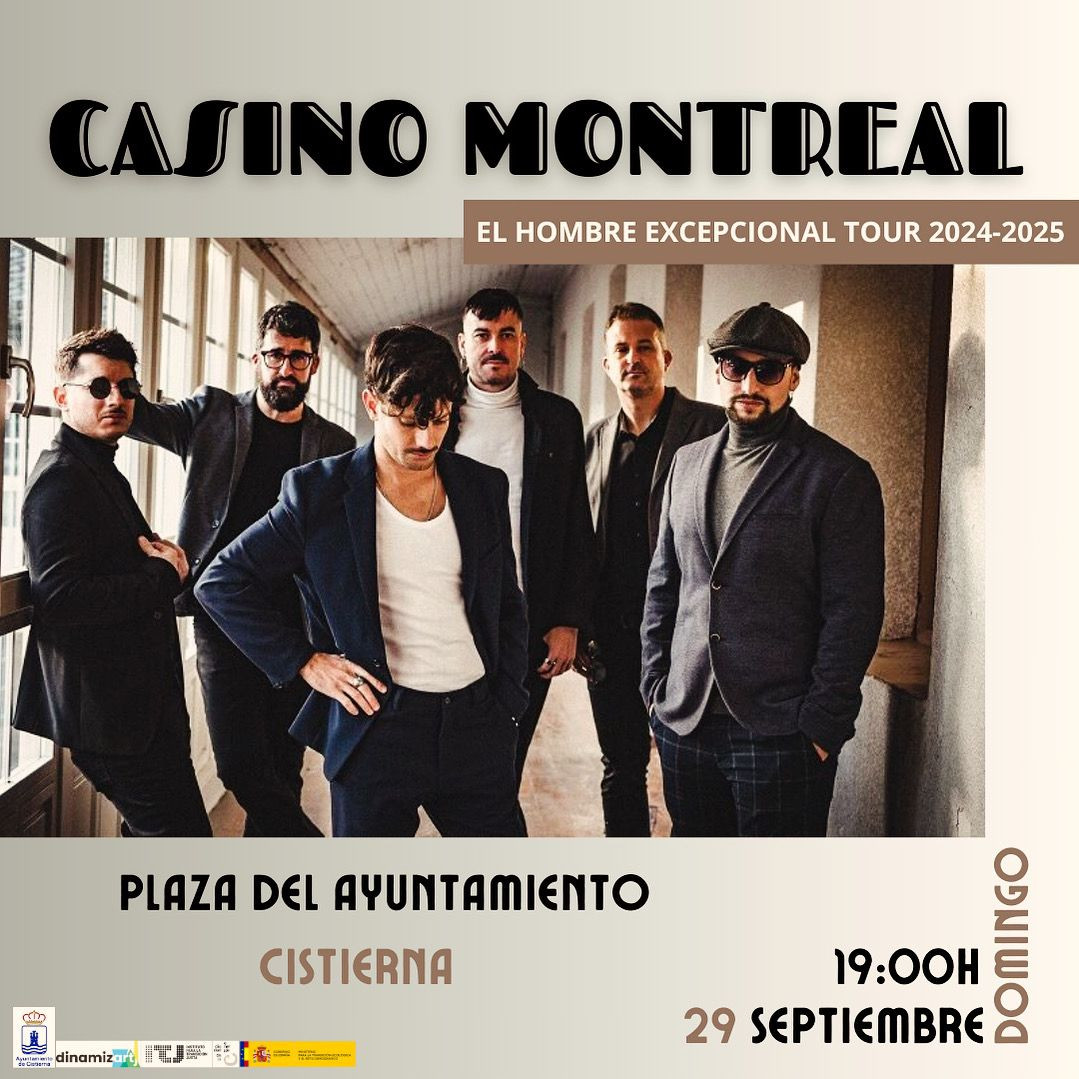 Cartel concierto casino montreal