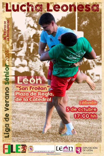 Cartel lucha leonesa san froilan