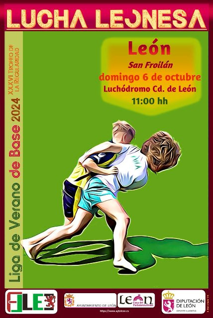 Cartel lucha leonesa base san froilan