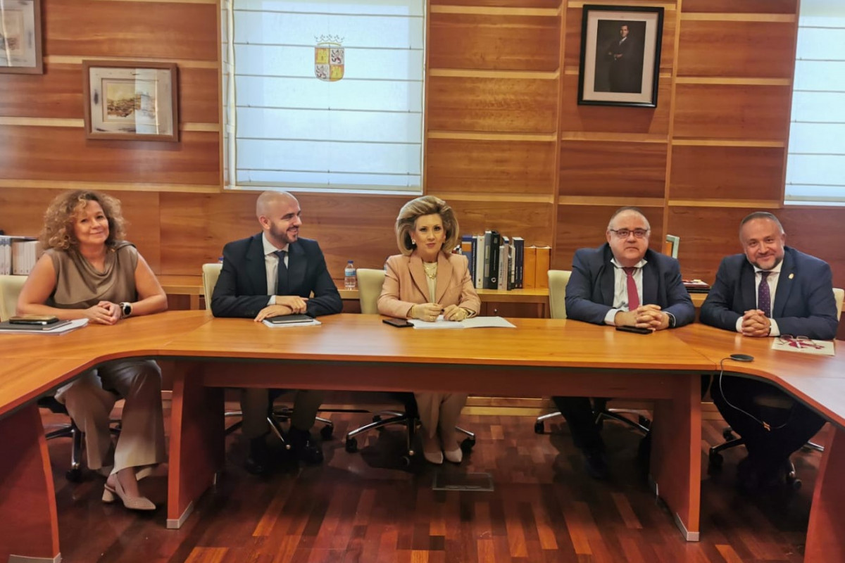 Reunion diputacion de leon consejero de sanidad