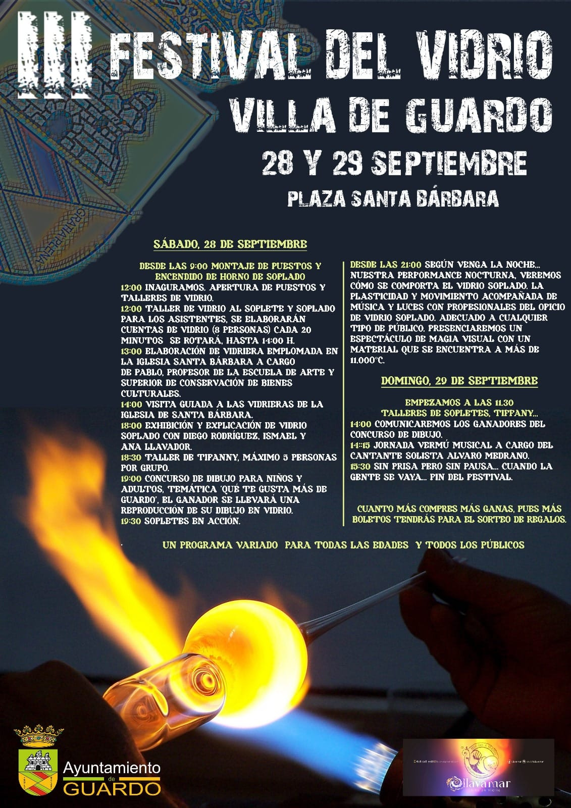 Programa festival del vidrio 2024 guardo