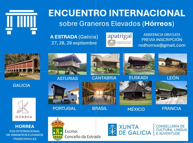 Cartel encuentro internacional sobre horreos