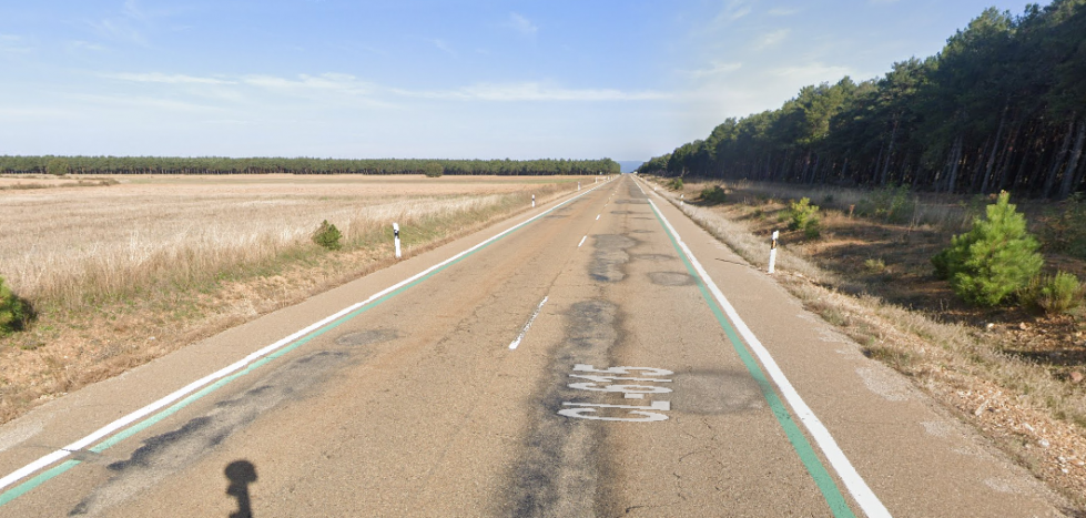 Carretera saldaña guardo  CL 615