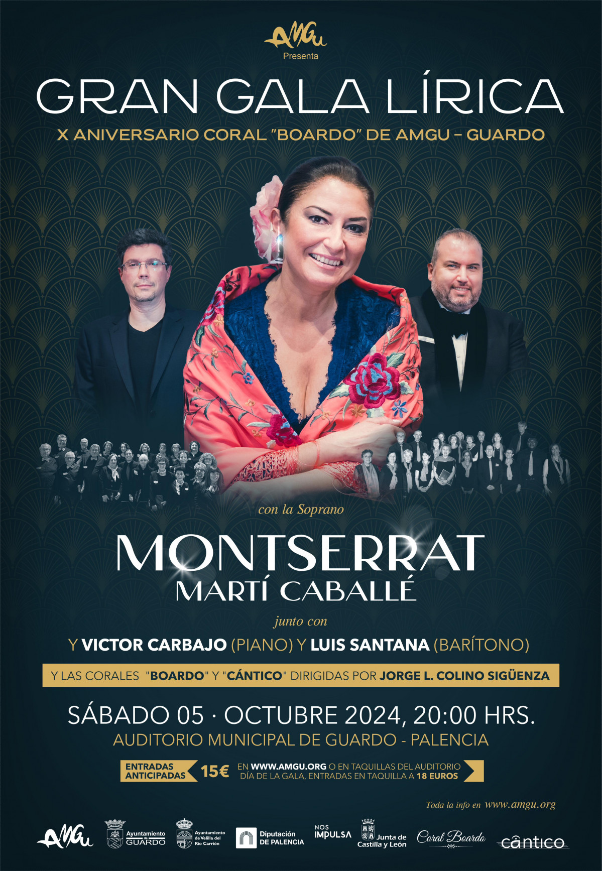 Cartel gala lirica AMGu