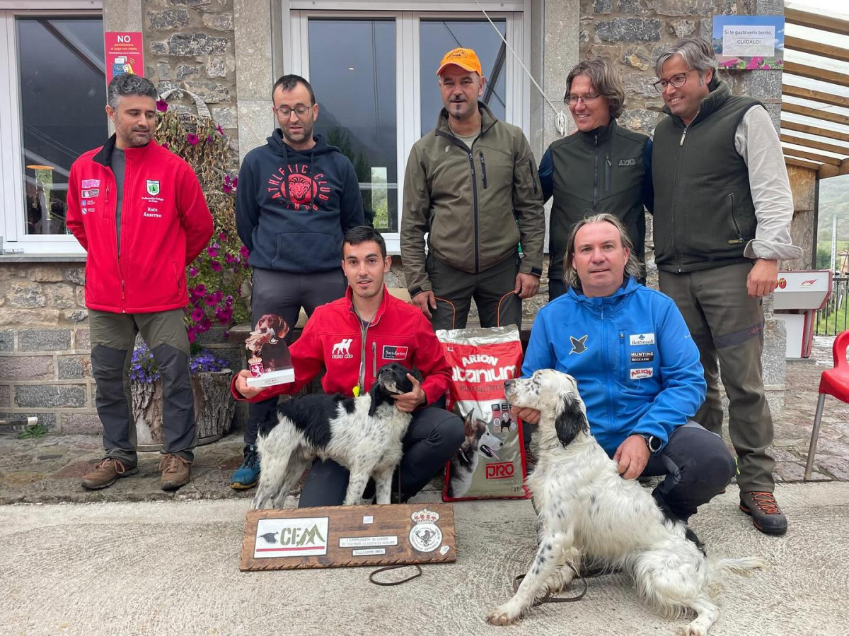 Campeonato de espau00f1a perros de muestra vegarada 2024