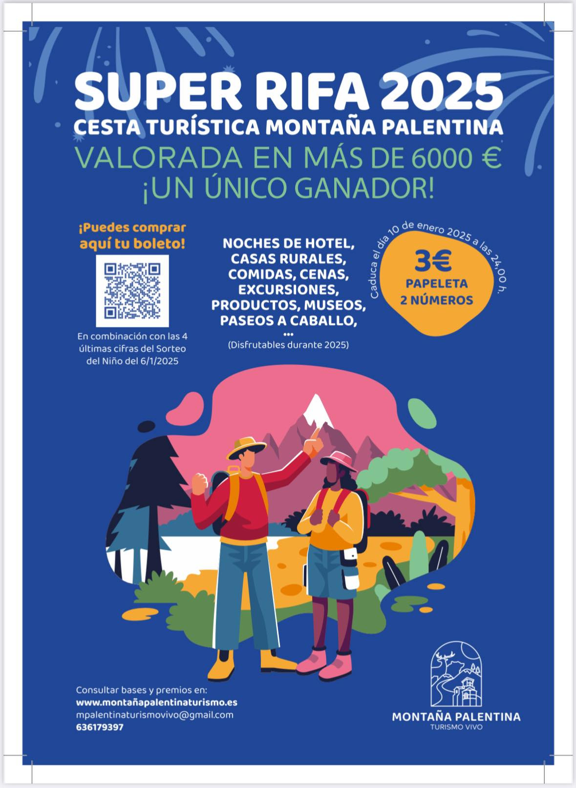 Superifa cesta turistica montaña palentina