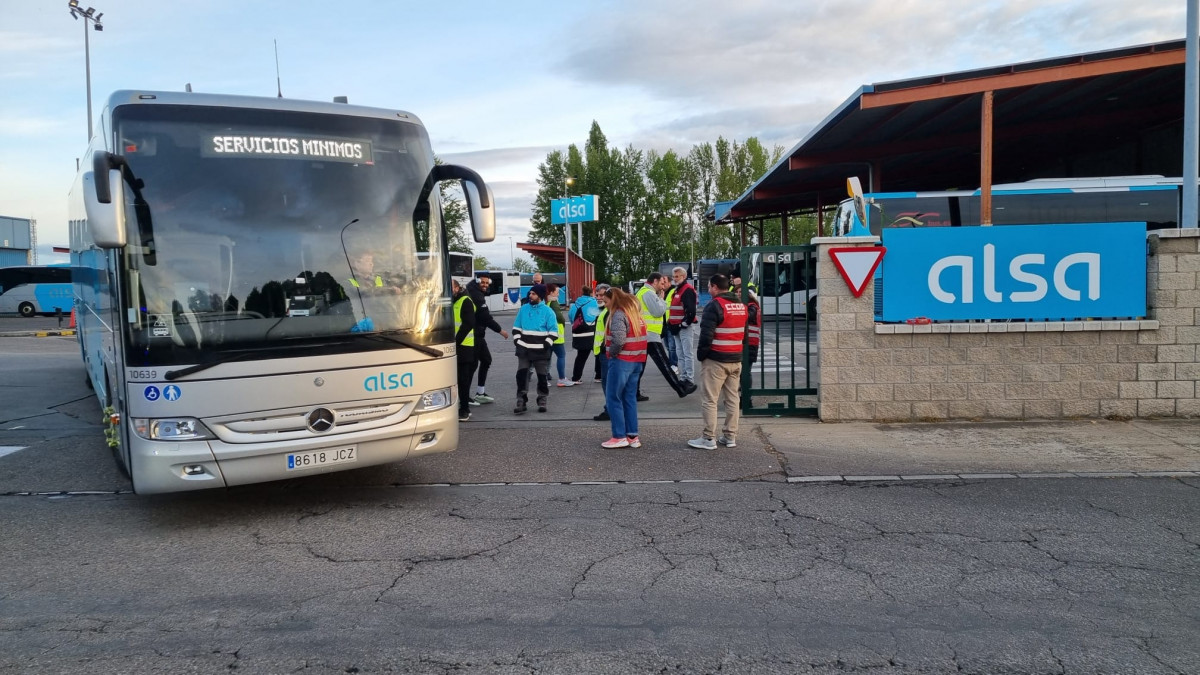 Huelga autobuses alsa