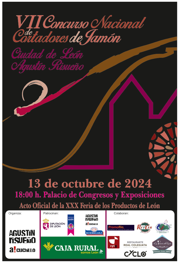 Cartel concurso nacional cortadores de jamon