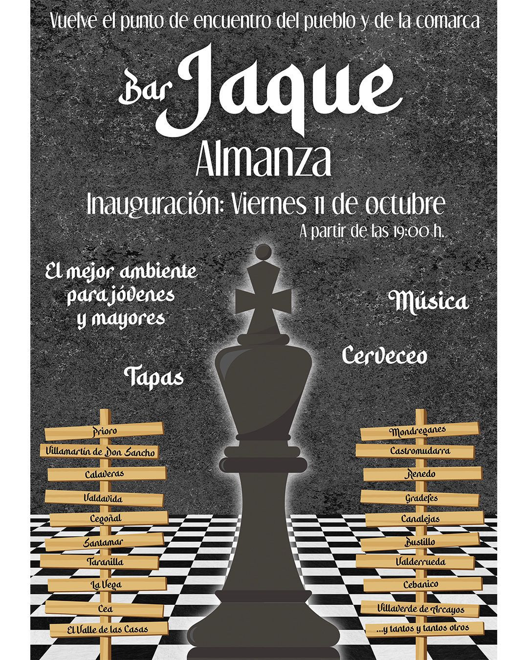 Inauguracion bar jaque almanza