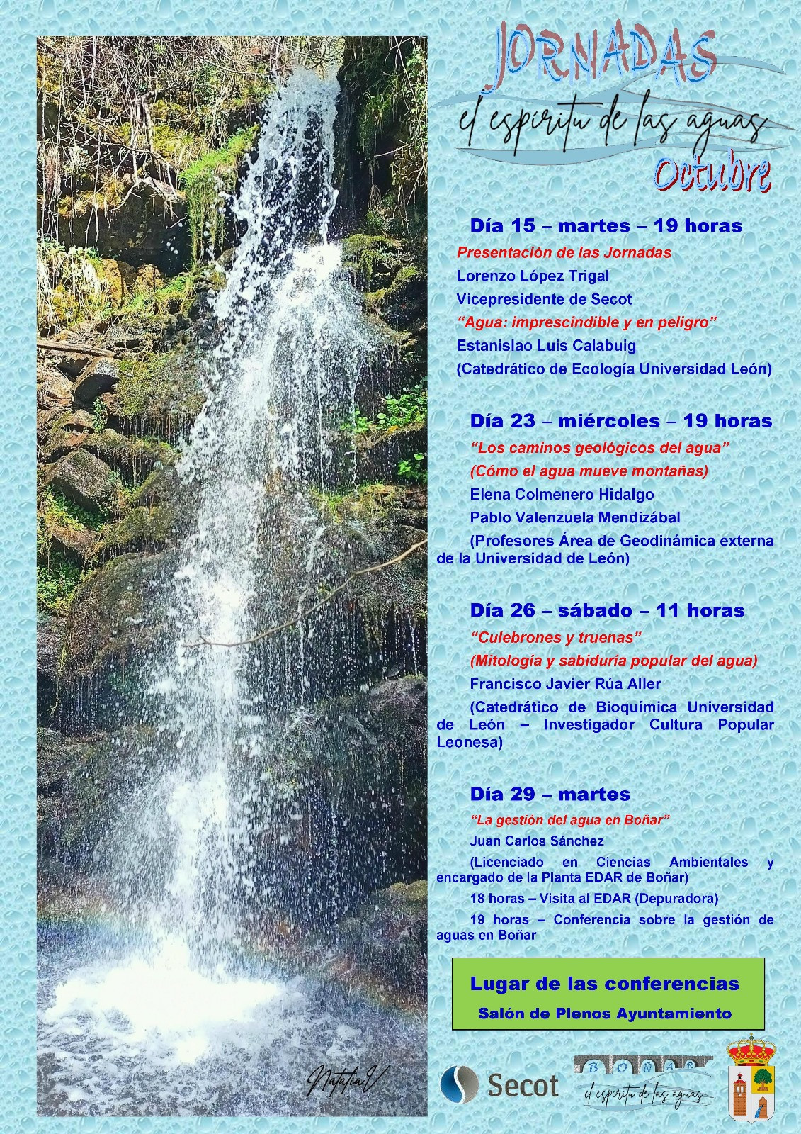 Jornadas el espiritu de las aguas