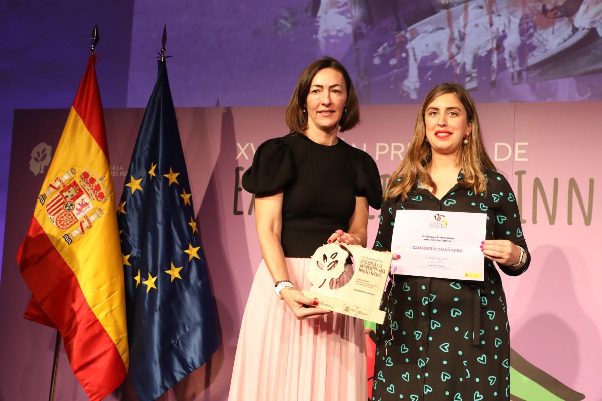 Aida rodrigo ganaderia omau00f1acea Premio excelencia a la Innovacion para Mujeres Rurales