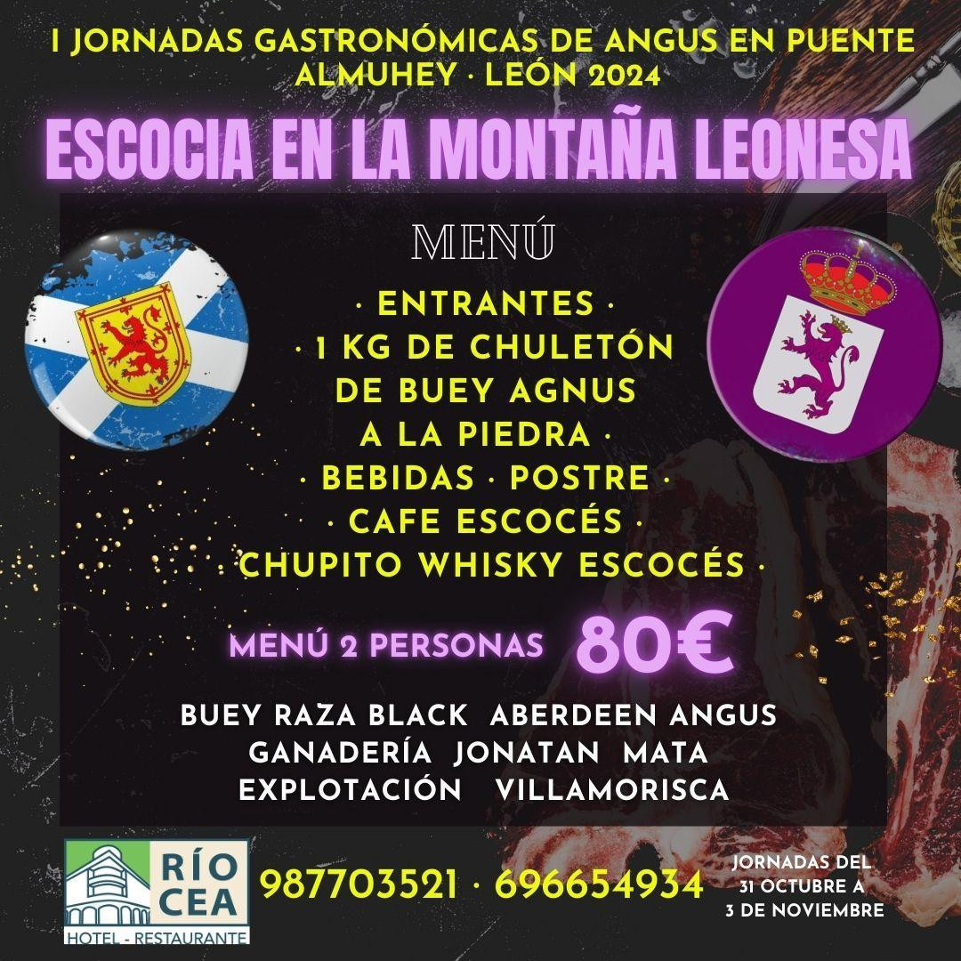 Jornadas gastronomicas angus puente almuhey hotel rio cea