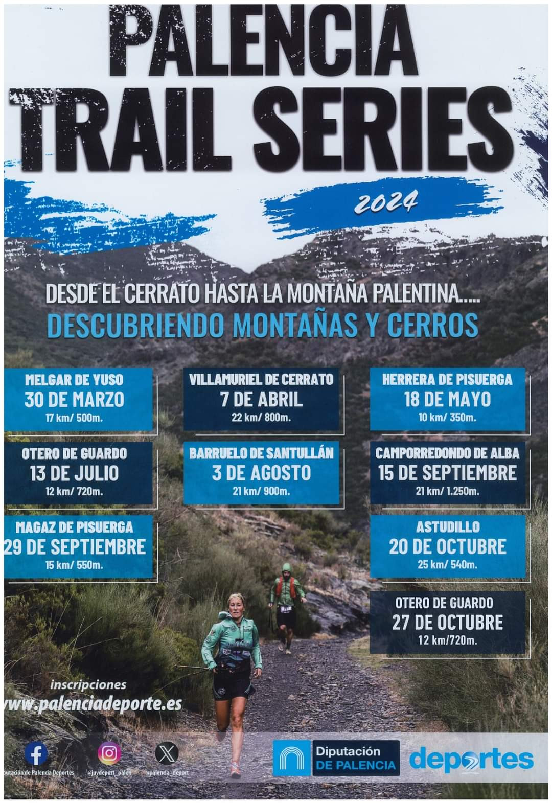 Cartel palencia trail series 2024