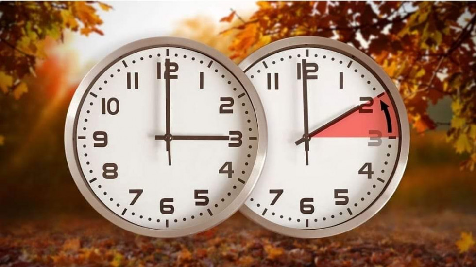 Cambio de hora horario de invierno