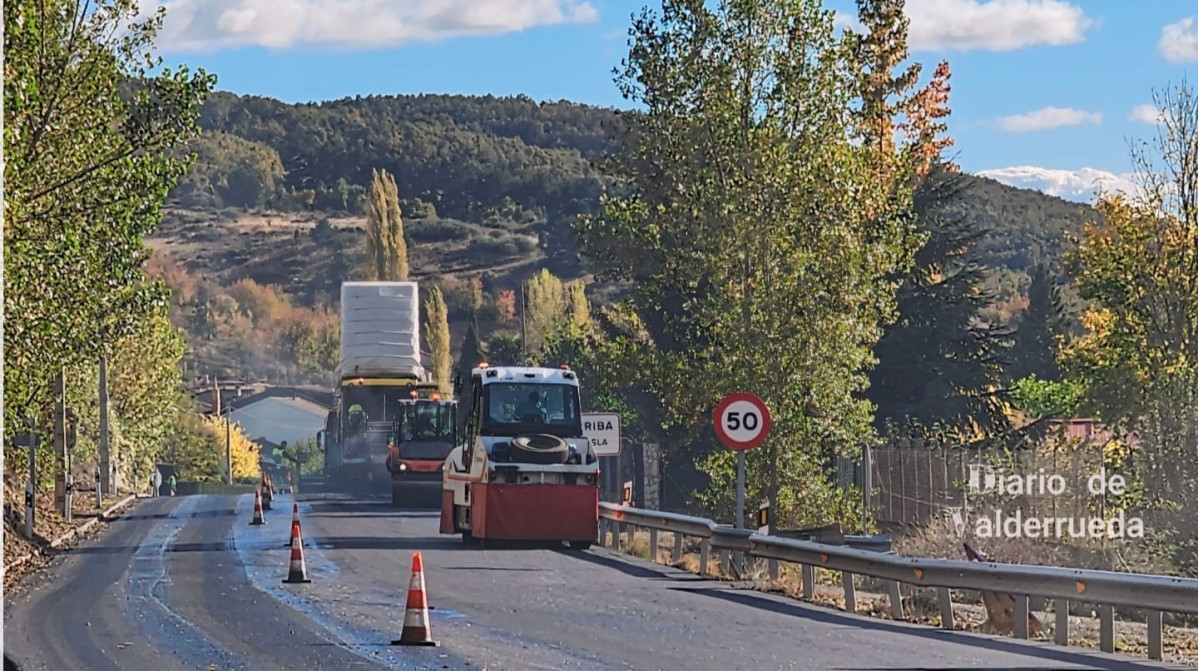 Obras de la N 625 entre cistierna y sorriba del esla (4)