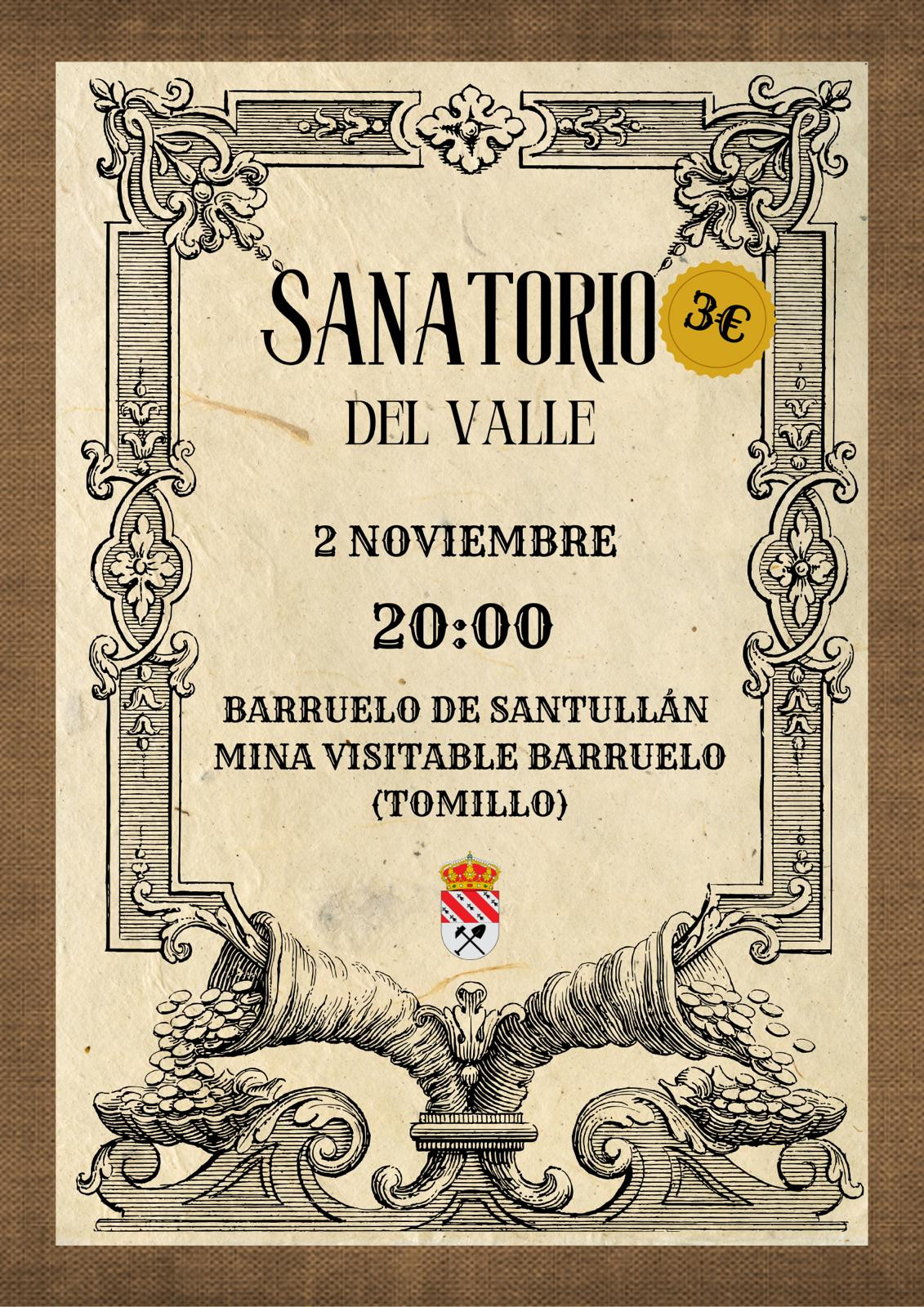 Cartel pasaje del terror halloween barruelo 2024