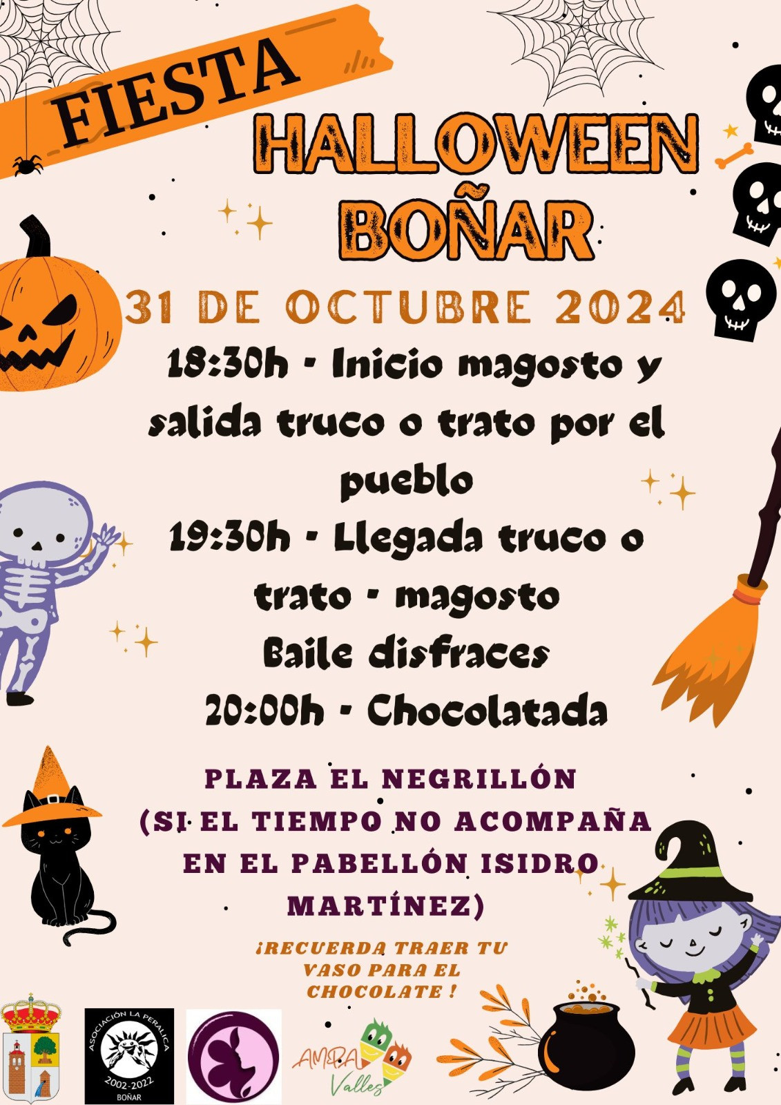 Cartel halloween 2024 bou00f1ar