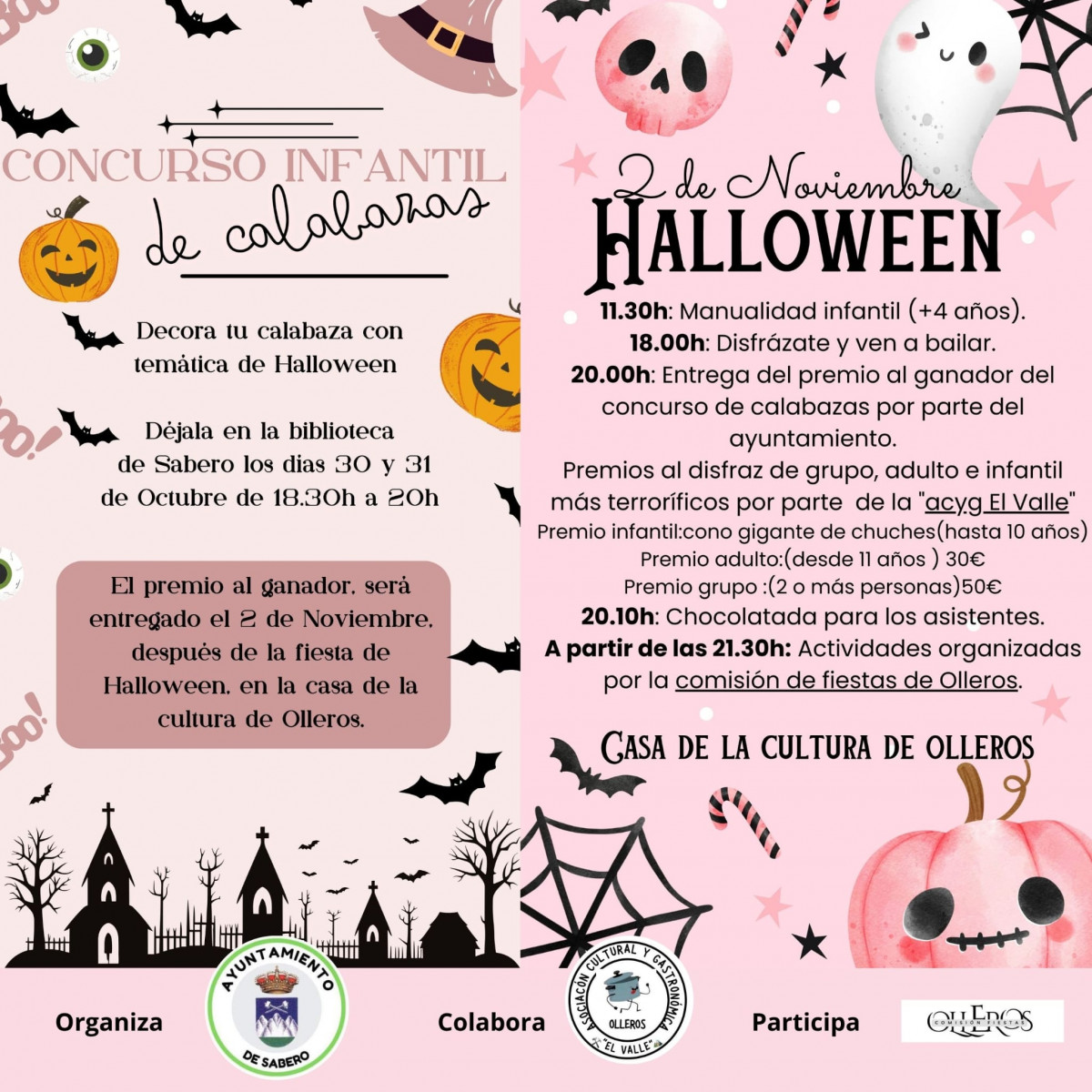 Cartel halloween 2024 sabero