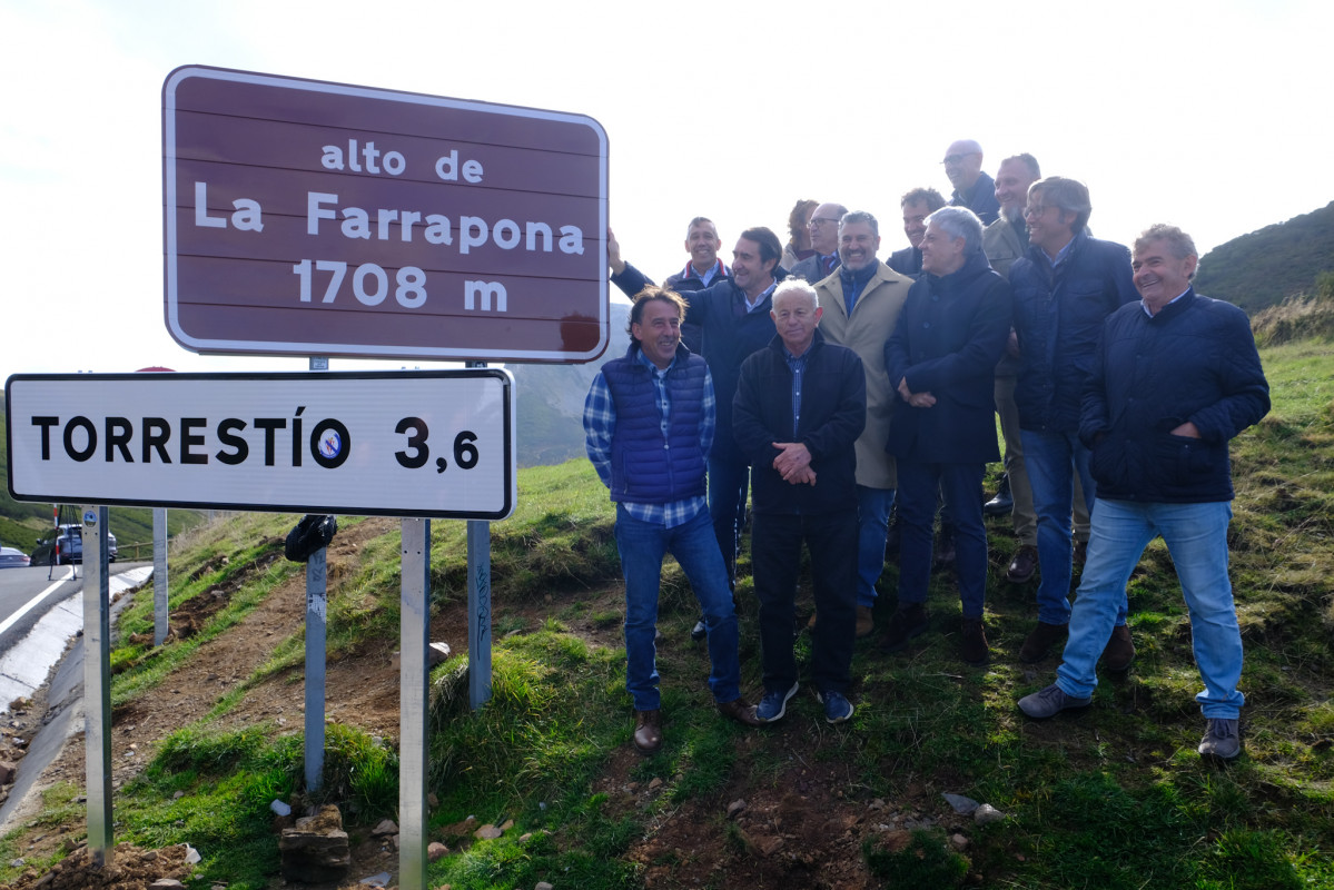 Inauguracion carretera la farrapona