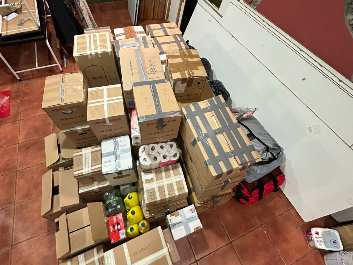Punto de recogida sajambre DANA