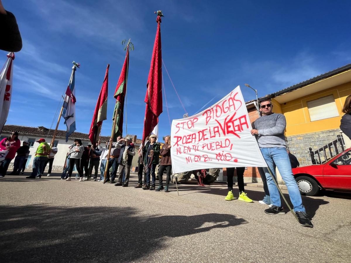 Protestas planta de biogas poza de la vega