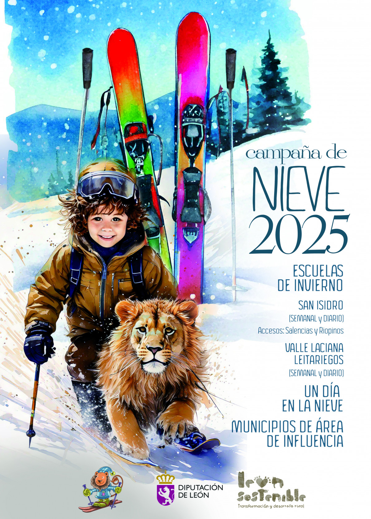 Cartel campaña nieve 2025