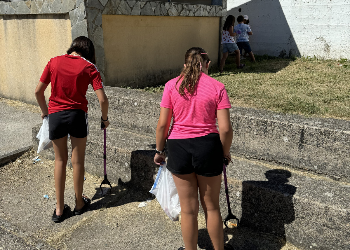 Recogida basura murias de paredes