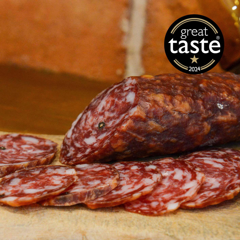 Salchichon artesano embutidos la pradera