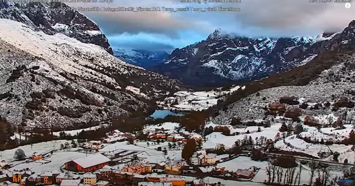 Posada de valdeu00f3n nieve noviembre 2024