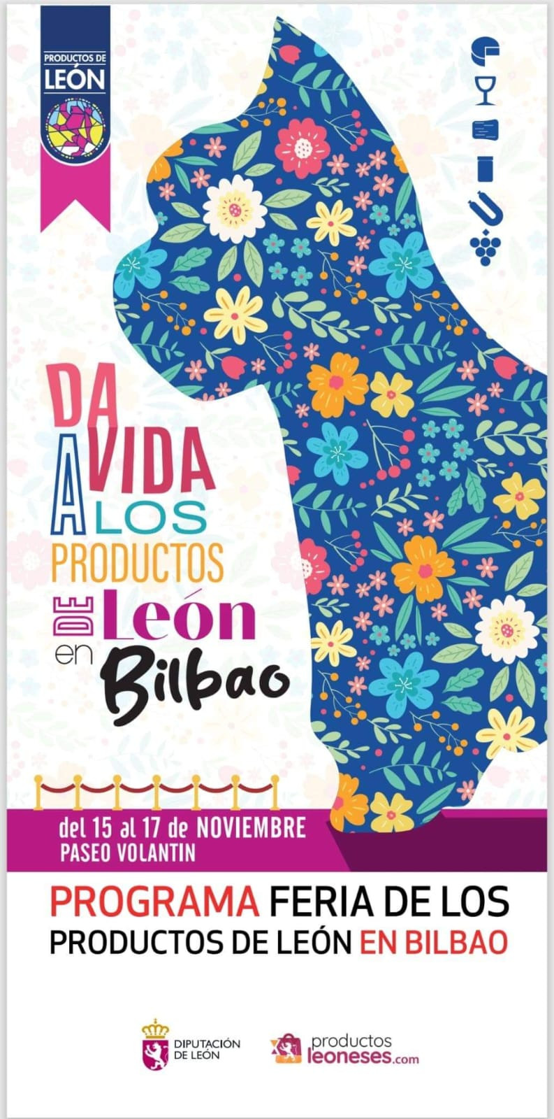 Cartel feria de productos de leon bilbao