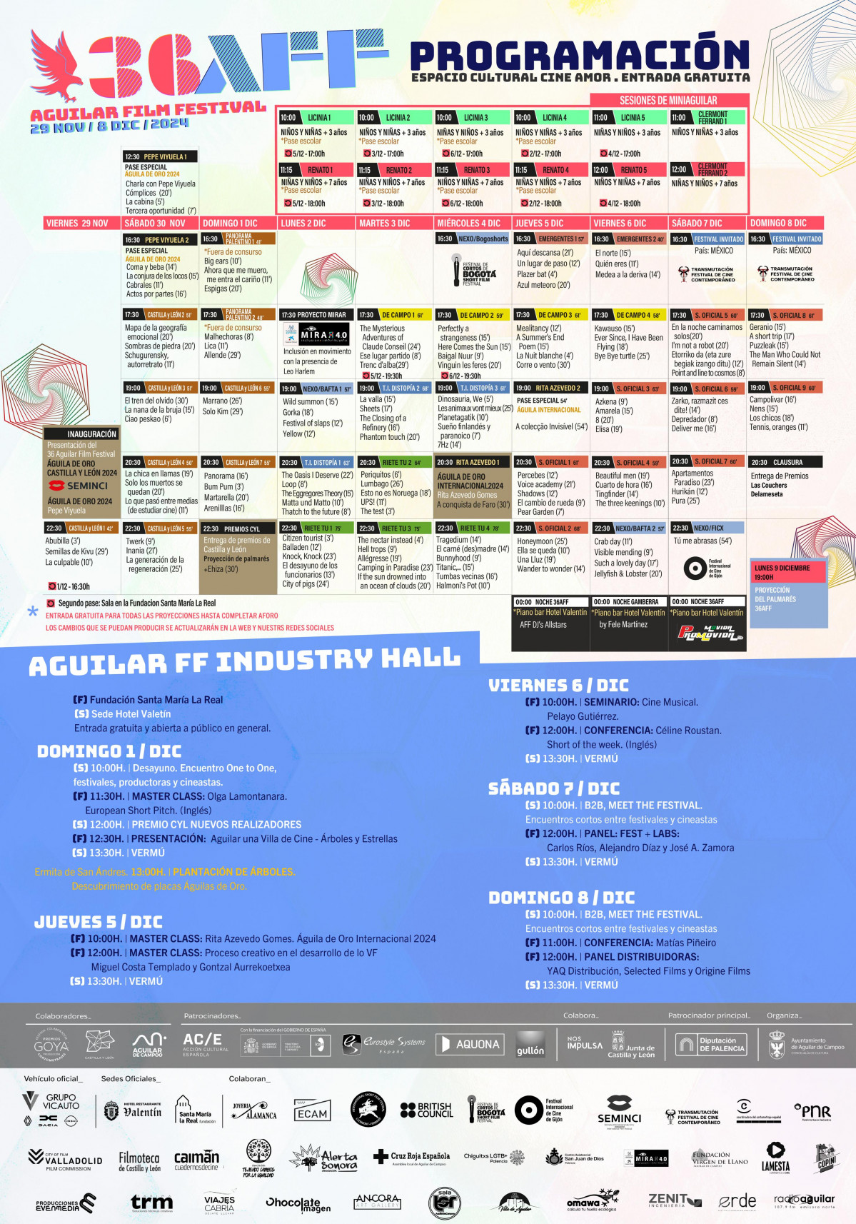 PROGRAMACIÓN 36 AGUILAR FILM FESTIVAL