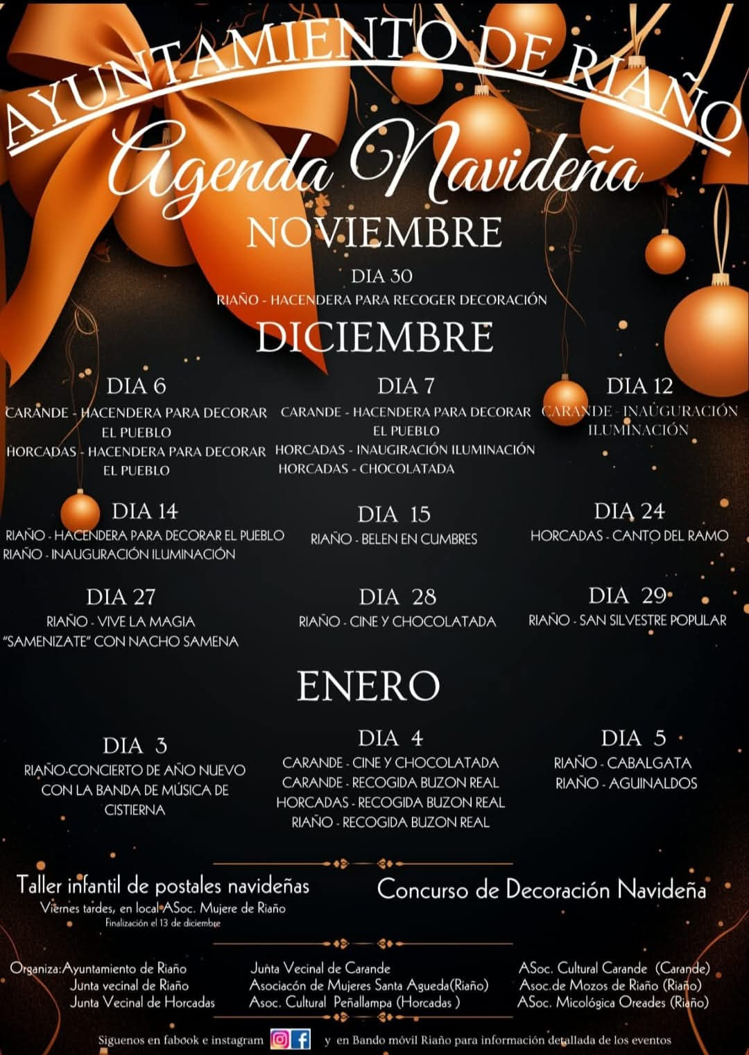 Programa navidad 2024 riau00f1o