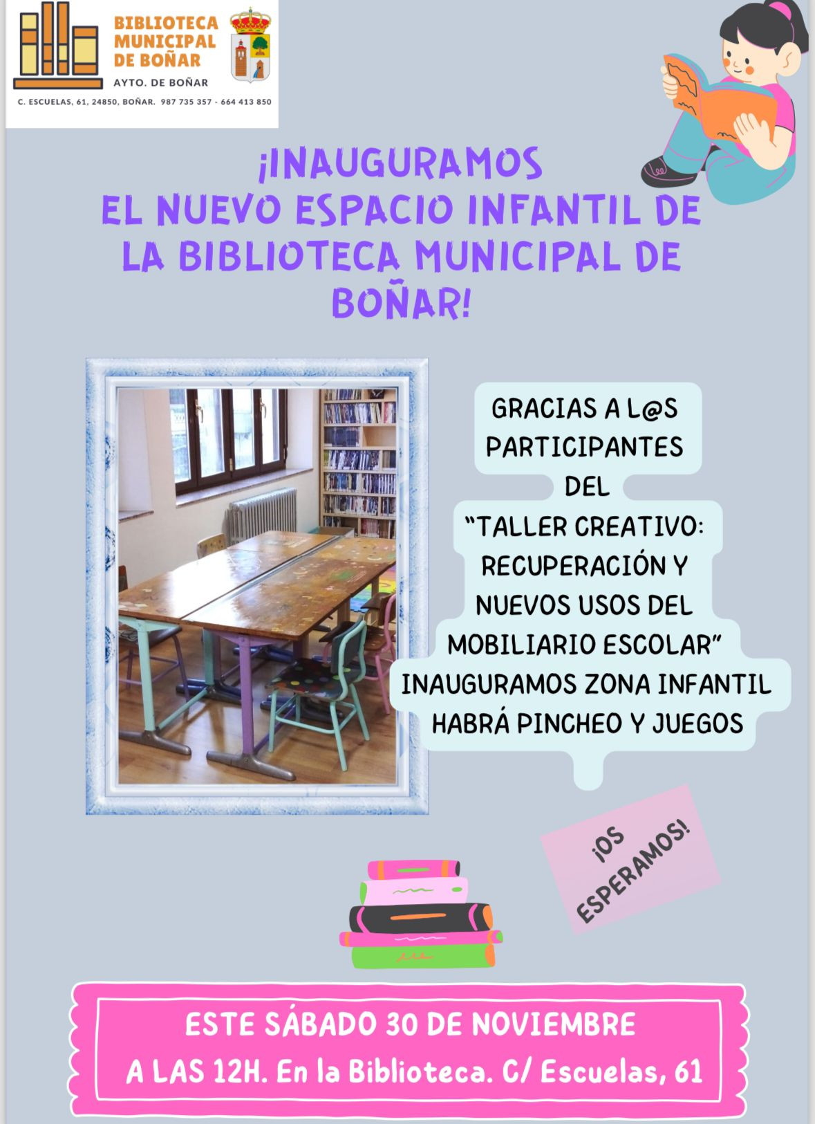 Cartel biblioteca