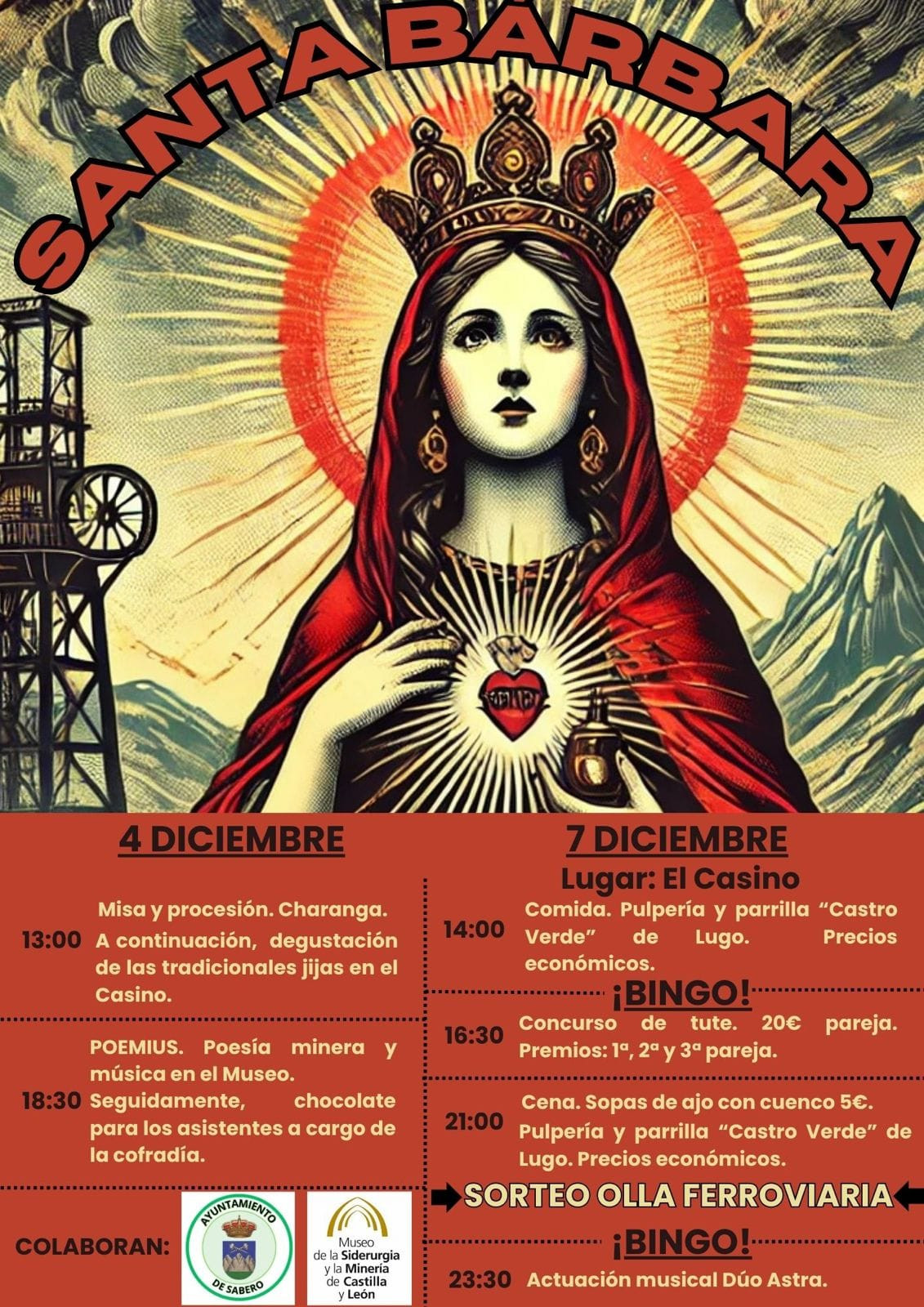 Cartel santa barbara sabero