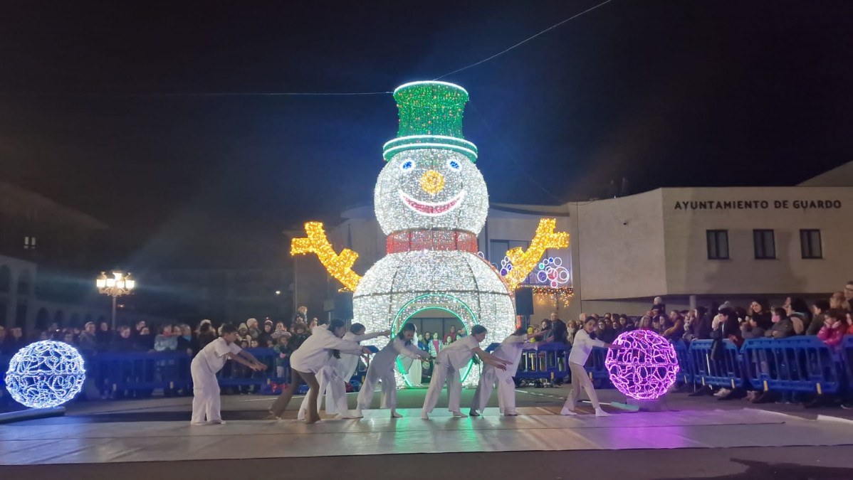 Encendido alumbrado guardo navidad 2024