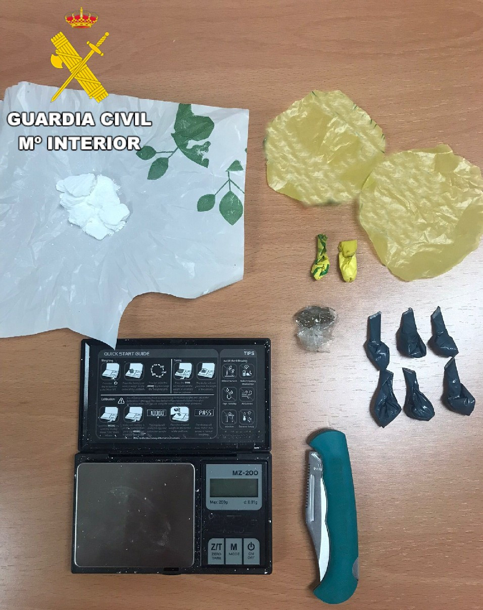 Droga decomisada Guardia Civil