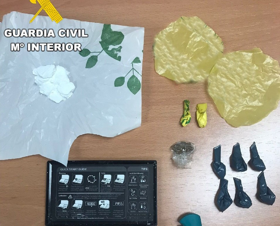 Droga decomisada Guardia Civil