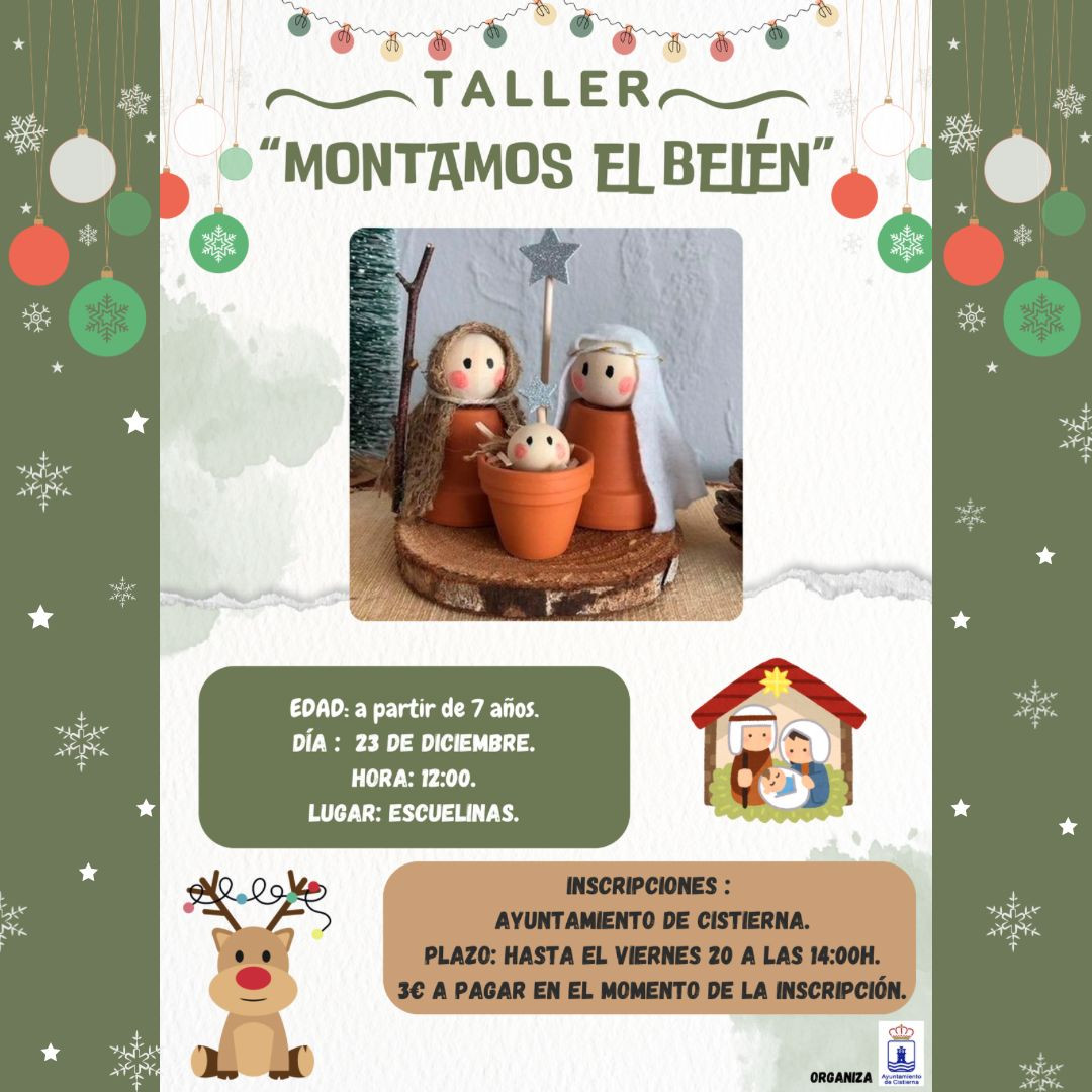 Cartel taller belen