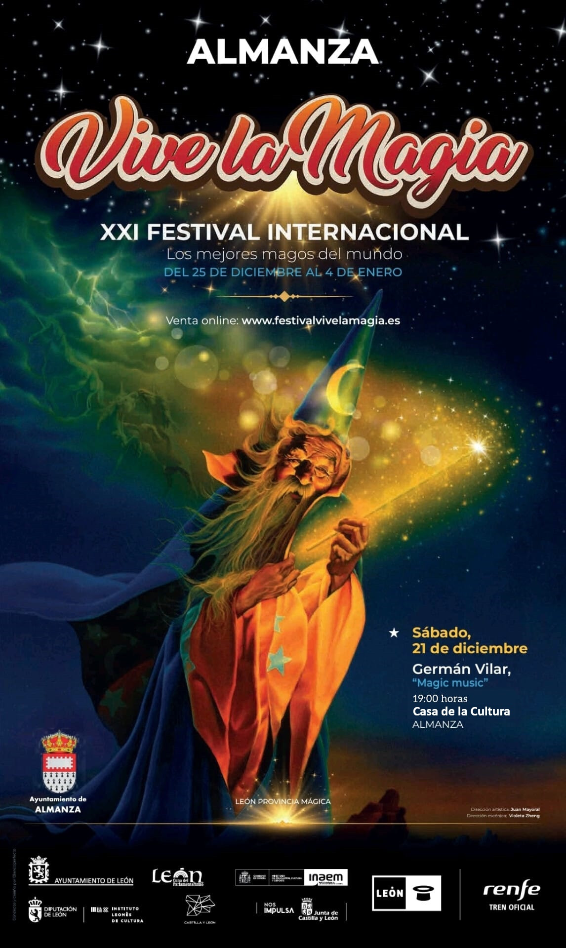 Cartel festival vive la magia almanza