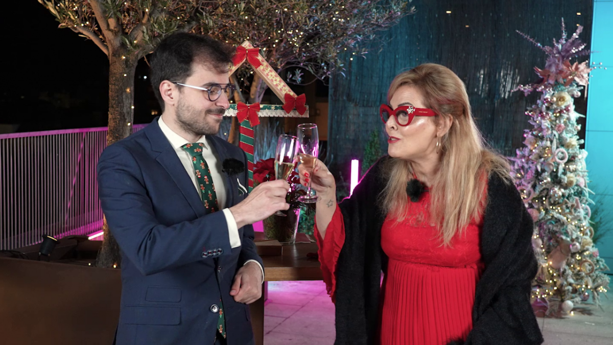 Uno de los momentos del Especial de Navidad de El Programa de u00c1ngeles Zapata