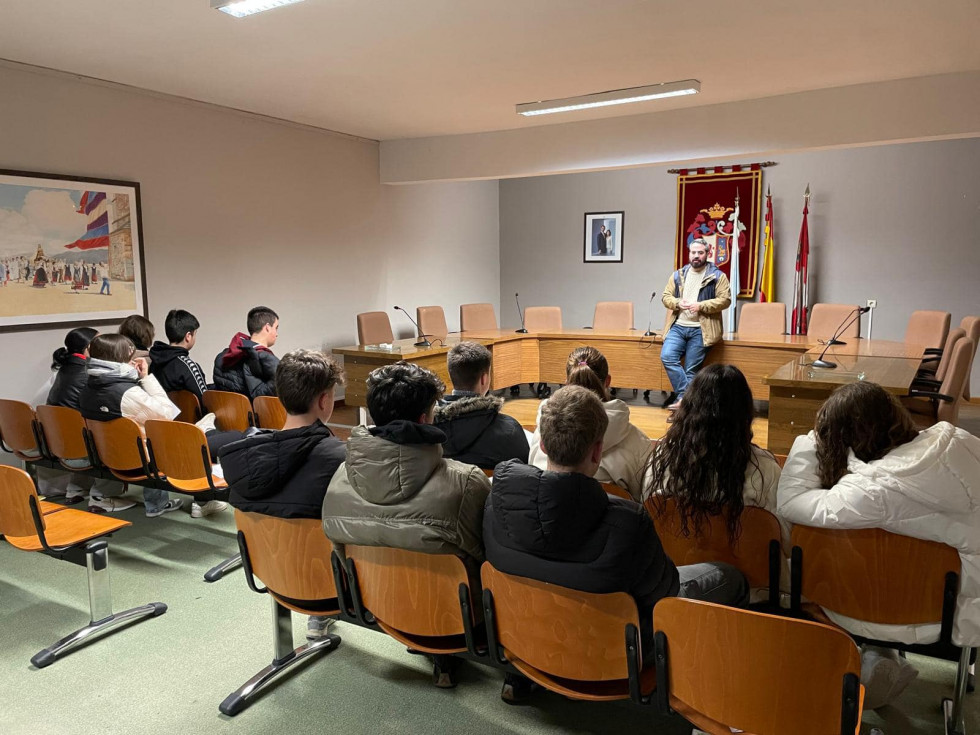 Alumnos de 4º curso del Instituto Montaña Palentina