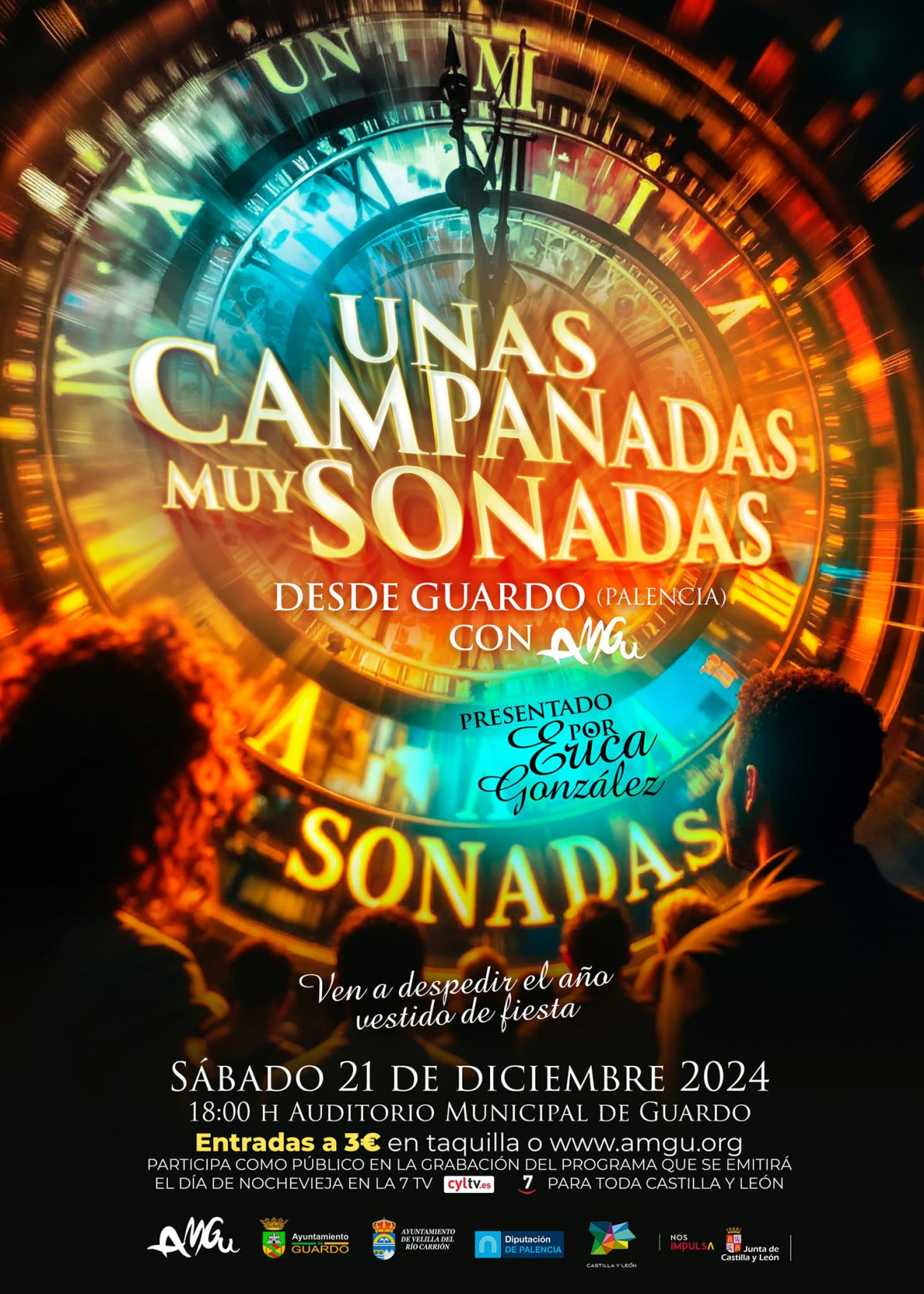 Cartel campanadas cyltv desde guardo