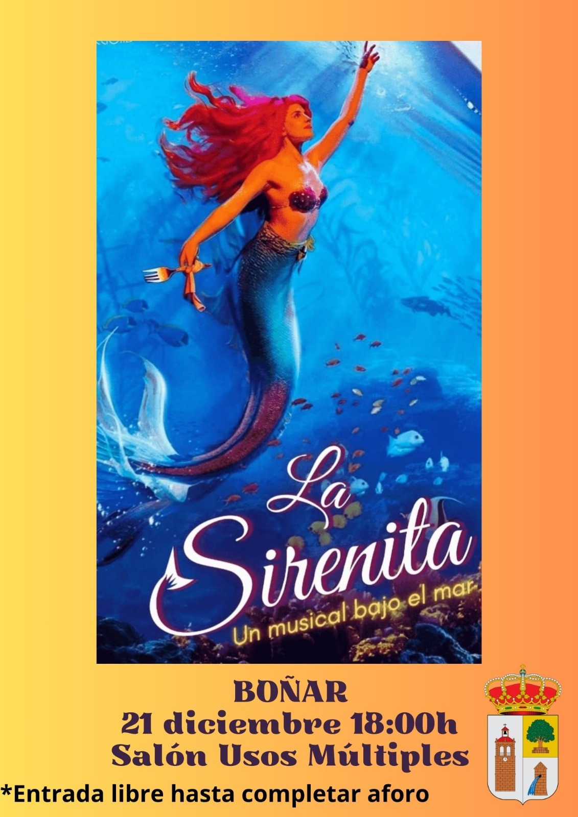 Cartel la sirenita