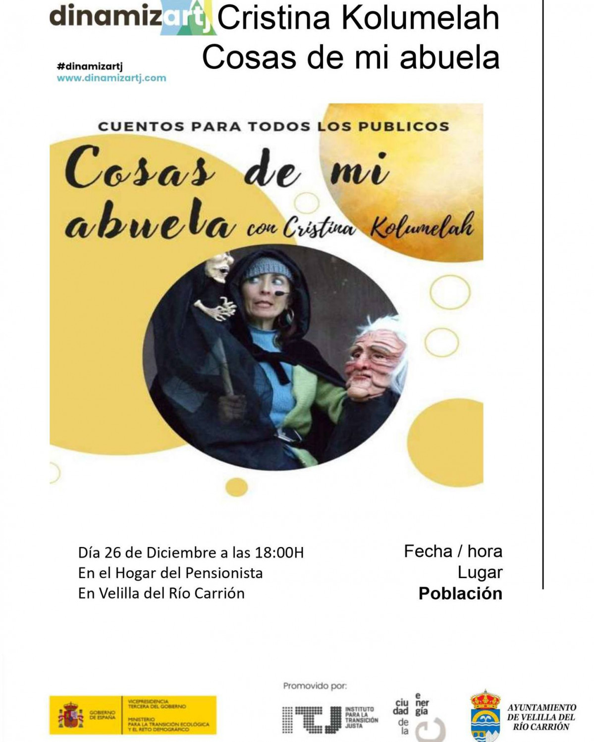 Cartel actuacion dinamizartj velilla