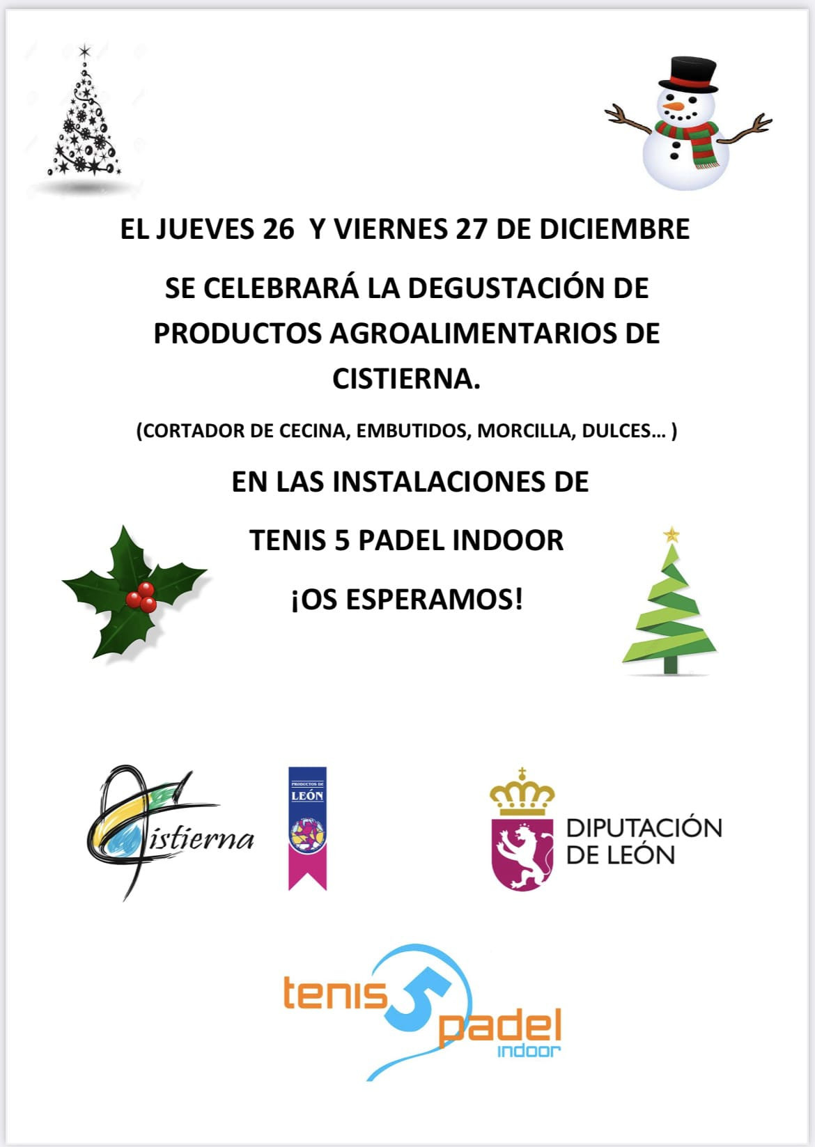 Cartel degustacion tenis5