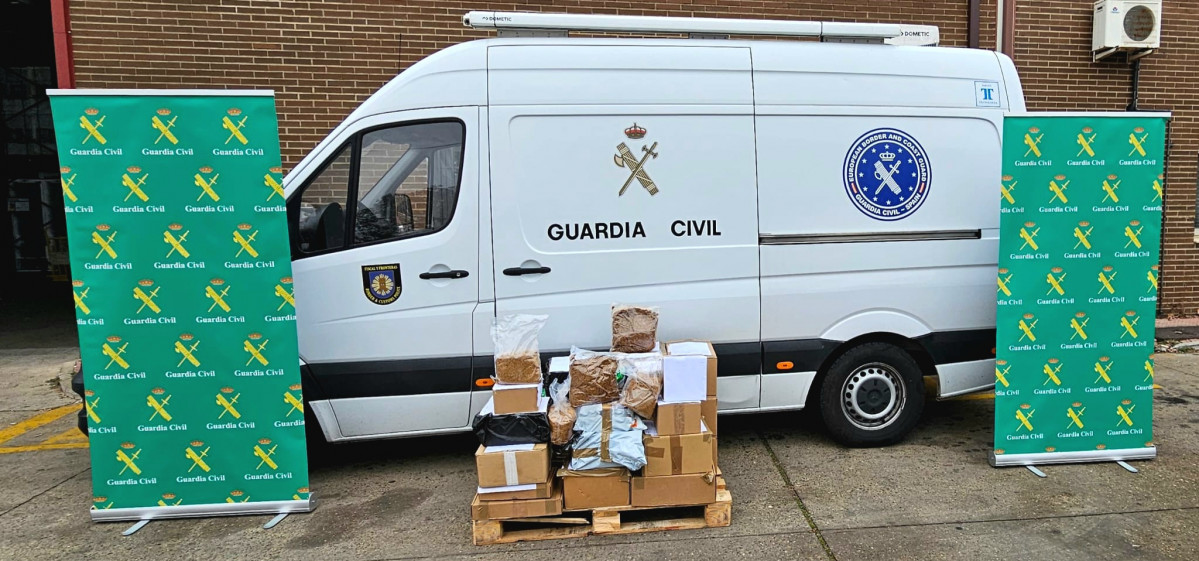 Decomiso picadura de tabaco. Guardia Civil